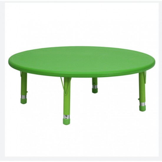 Kids Extra Strong Large Round Table, Green