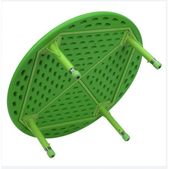 Kids Extra Strong Large Round Table, Green