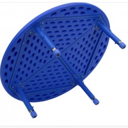 Kids Extra Strong Large Round Table, Blue