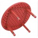 Kids Extra Strong Large Round Table, Red