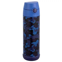 Snug Thermos Water Bottle, Camo