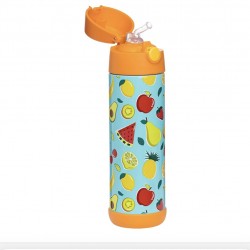 Snug Thermos Water Bottle, Fruits