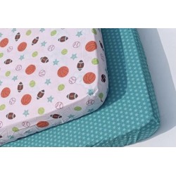 Sumersault 2 Pack Cotton Crib Sheets Get Free Duvet