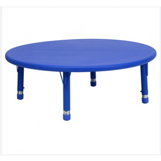 Kids Extra Strong Large Round Table, Blue Kids Extra Strong Large Round Table, Blue