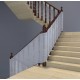 Stairway Railing Cover Safety Net, White