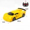 Robot Transformer Rechargeable Police Car, Yellow
