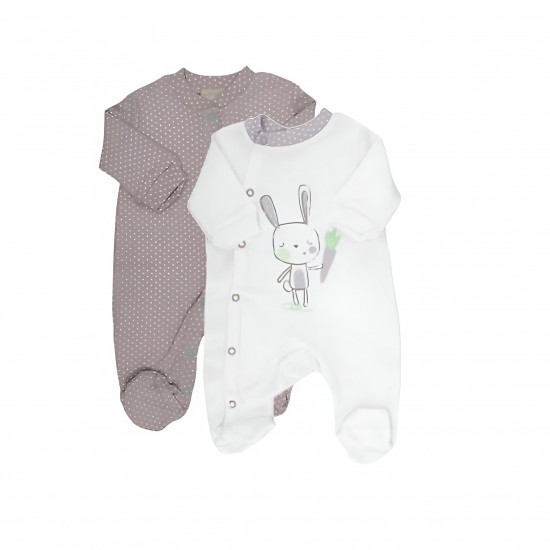 Lily and Jack 2 Pack Sleepsuits Lily and Jack 2 Pack Sleepsuits