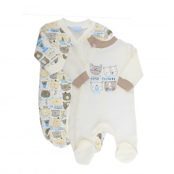 Lily and Jack 2 Pack Sleepsuits