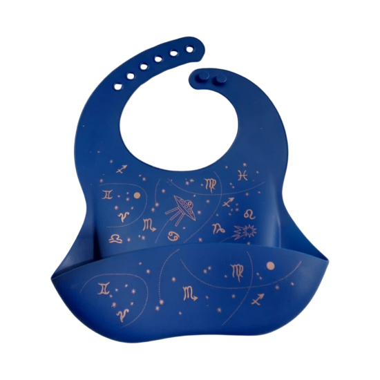 BUBBAS Waterproof Silicone Feeding Bib
