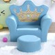 Crown Sofa with Ottaman , Blue SXBB-17- 02