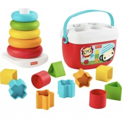 Fisher-Price Baby’s First Blocks & Rock-a-Stack Infant Toy Gift Set Made From Plant-Based Materials Fisher-Price Baby’s First Blocks & Rock-a-Stack Infant Toy Gift Set Made From Plant-Based Materials