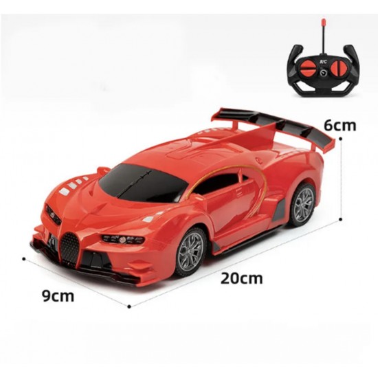 Robot Transformer Rechargeable Police Car, Red