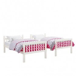 Hillwood Twin over Twin Wood Bunk Bed Hillwood Twin over Twin Wood Bunk Bed