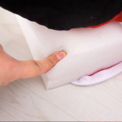 Plush 3-in-1 Foldable Kids Sofa, Grey Plush 3-in-1 Foldable Kids Sofa, Grey