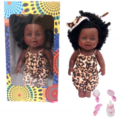 Chunky 12inch Melanin Doll with Accessories, Amara Chunky 12inch Melanin Doll with Accessories, Amara