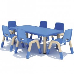Kids Extra Strong Large Table, Blue