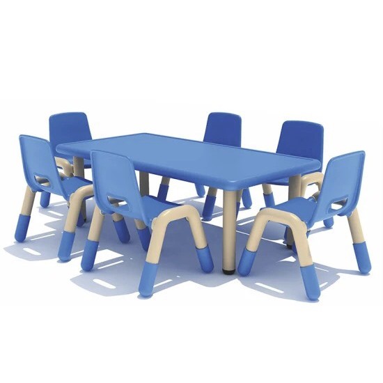 Kids Extra Strong Large Table, Blue