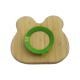 BUBBAS Bamboo Sectioned Plate, Bear BUBBAS Bamboo Sectioned Plate, Bear