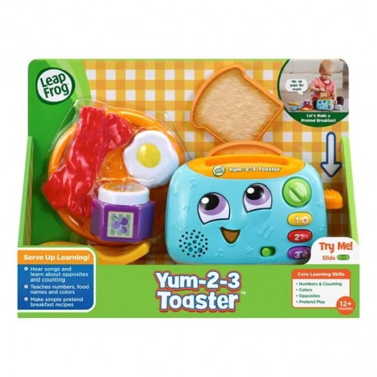LeapFrog Yum-2-3 Toaster Imaginative Play Learning Toy LeapFrog Yum-2-3 Toaster Imaginative Play Learning Toy