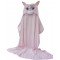 Bubbas Large Bamboo Hooded Towel, Unicorn Pink 