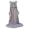 Bubbas Large Bamboo Hooded Towel, Elephant Blue