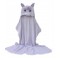 Bubbas Large Bamboo Hooded Towel, Unicorn Purple