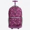 J World 18inch Rolling Backpack, Garden Purple