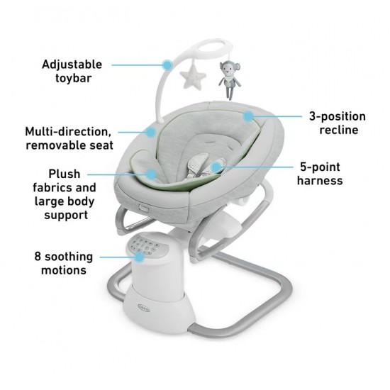 Graco Soothe My Way Baby Swing with Removable Rocker