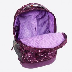 J World 18inch Rolling Backpack, Garden Purple