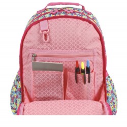 J World 16inch Duet Backpack n Lunch Bag, Floret J World 16inch Duet Backpack n Lunch Bag, Floret