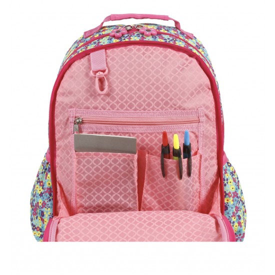 J World 16inch Duet Backpack & Lunch Bag- Floret