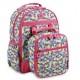 J World 16inch Duet Backpack & Lunch Bag- Floret