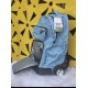 J World Trio 18" Rolling Bag with Inbuilt Lunch Bag and Pencil Case, Panda