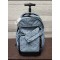 J World Trio 18" Rolling Bag with Inbuilt Lunch Bag and Pencil Case, Panda