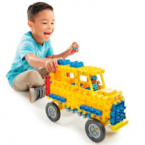Little Tikes Waffle Blocks Vehicle School Bus