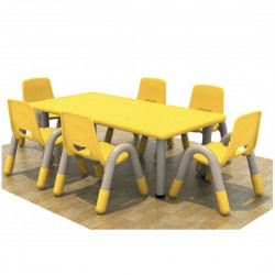 Kids Extra Strong Large Table, Yellow Kids Extra Strong Large Table, Yellow