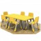 Kids Extra Strong Large Table, Yellow