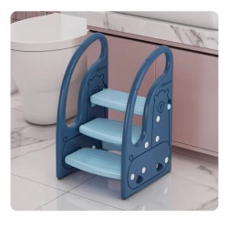 Suplayer 3 Layer Step Stool, Blue