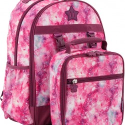 J World 16inch Duet Backpack & Lunch Bag- Purple Galaxy J World 16inch Duet Backpack & Lunch Bag- Purple Galaxy