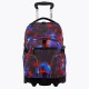 J World Lunar Laptop Rolling Backpack 19.5 Inch, Galaxy