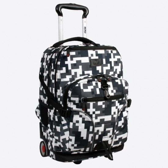 J World Lunar Laptop Rolling Backpack 19.5 Inch, Camo