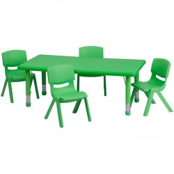 Kids Extra Strong Large Table, Green