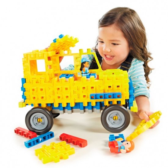 Little Tikes Waffle Blocks Vehicle School Bus