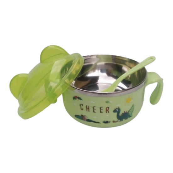 Snack and Cereal Bowl with Spoon