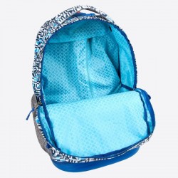 J World 18inch Rolling Backpack, Geo Blue J World 18inch Rolling Backpack, Geo Blue