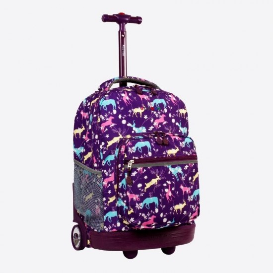 J World 18inch Rolling Backpack, Safari J World 18inch Rolling Backpack, Safari