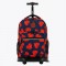 J World 18inch Rolling Backpack, Love Spangle