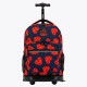 J World 18inch Rolling Backpack, Love Spangle