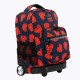 J World 18inch Rolling Backpack, Love Spangle