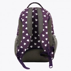 J World 18inch Cornelia Backpack, Purple Dot